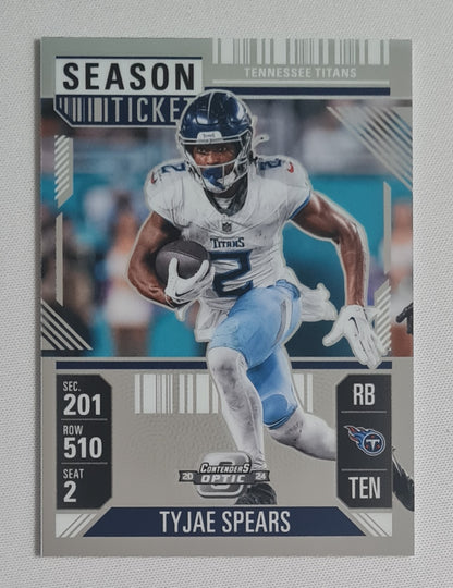 Will Levis - 2024 Panini Contenders Optic Football NFL Season Ticket Tennessee Titans #54
