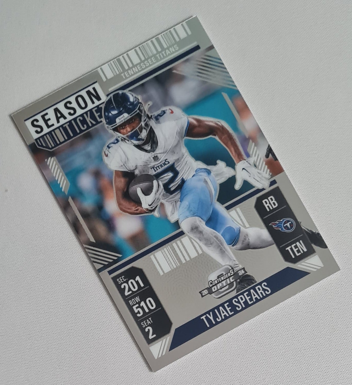 Will Levis - 2024 Panini Contenders Optic Football NFL Season Ticket Tennessee Titans #54