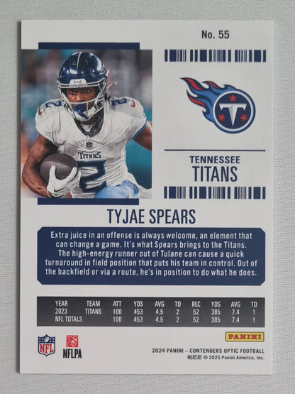 Will Levis - 2024 Panini Contenders Optic Football NFL Season Ticket Tennessee Titans #54