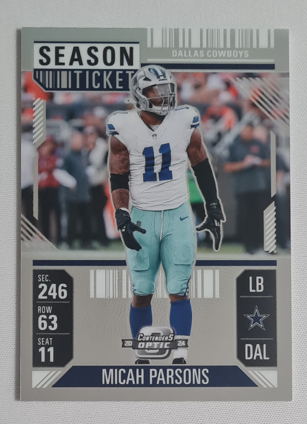 Micah Parsons - 2024 Panini Contenders Optic Football NFL Season Ticket Dallas Cowboys #14