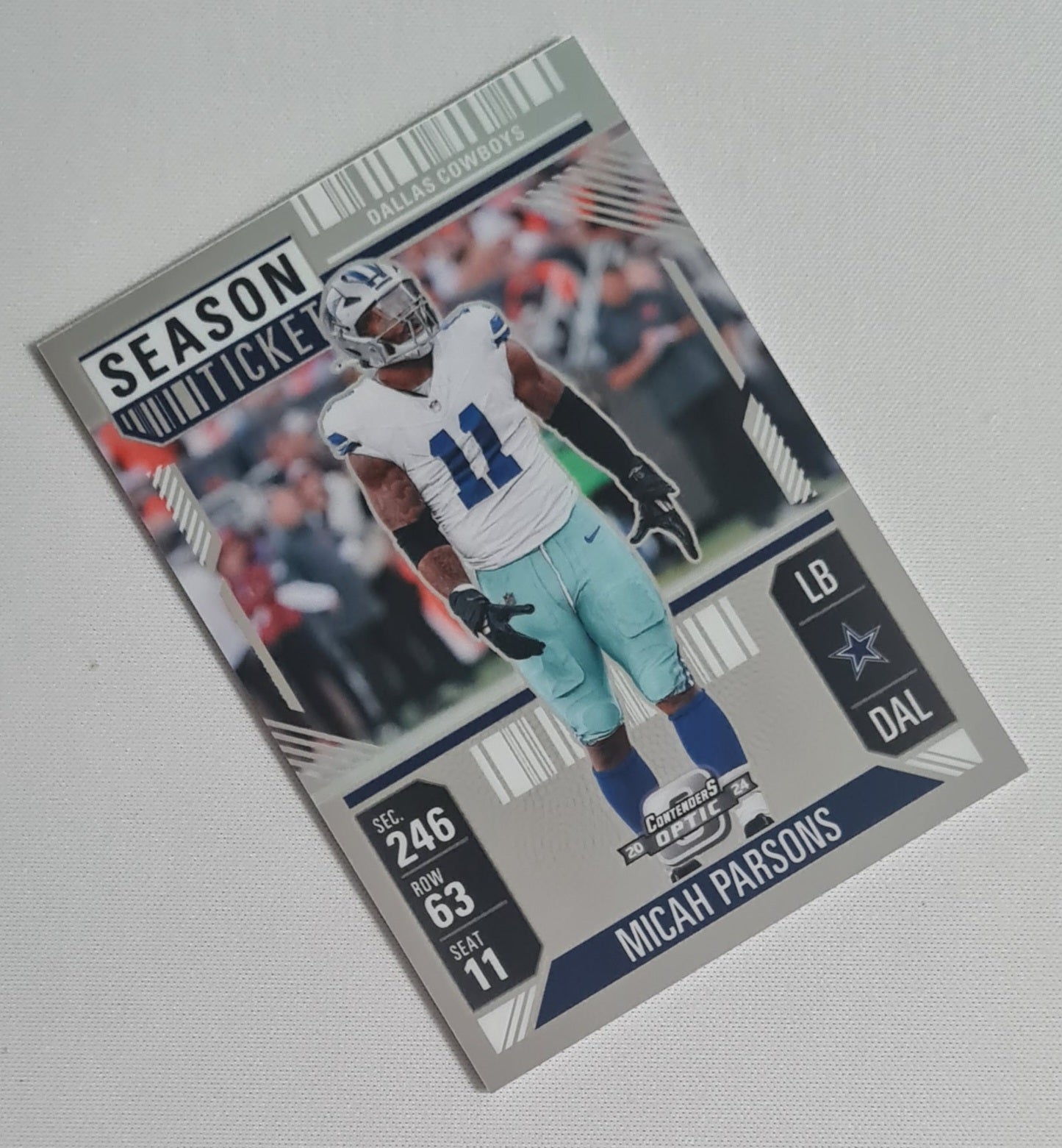 Micah Parsons - 2024 Panini Contenders Optic Football NFL Season Ticket Dallas Cowboys #14