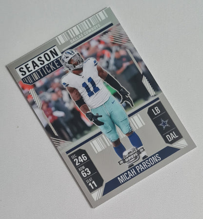 Micah Parsons - 2024 Panini Contenders Optic Football NFL Season Ticket Dallas Cowboys #14