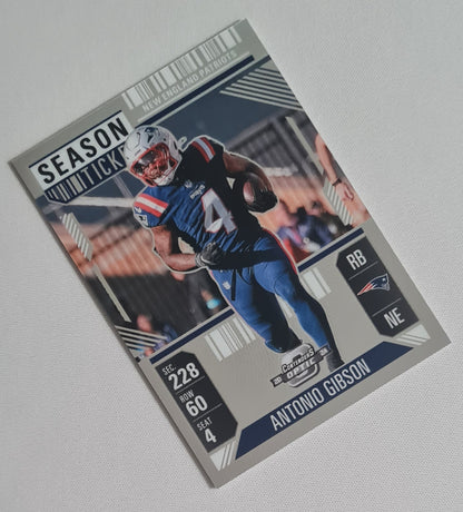 Antonio Gibson - 2024 Panini Contenders Optic Football NFL Season Ticket New England Patriots #38
