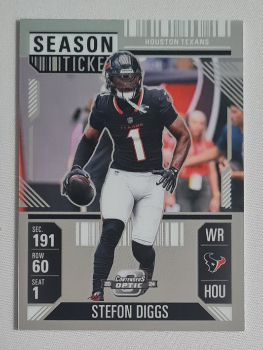 Stefon Diggs - 2024 Panini Contenders Optic Football NFL Season Ticket Houston Texans #22