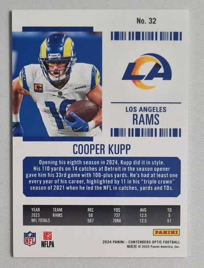 Cooper Kupp - 2024 Panini Contenders Optic Football NFL Season Ticket Los Angeles Rams #32