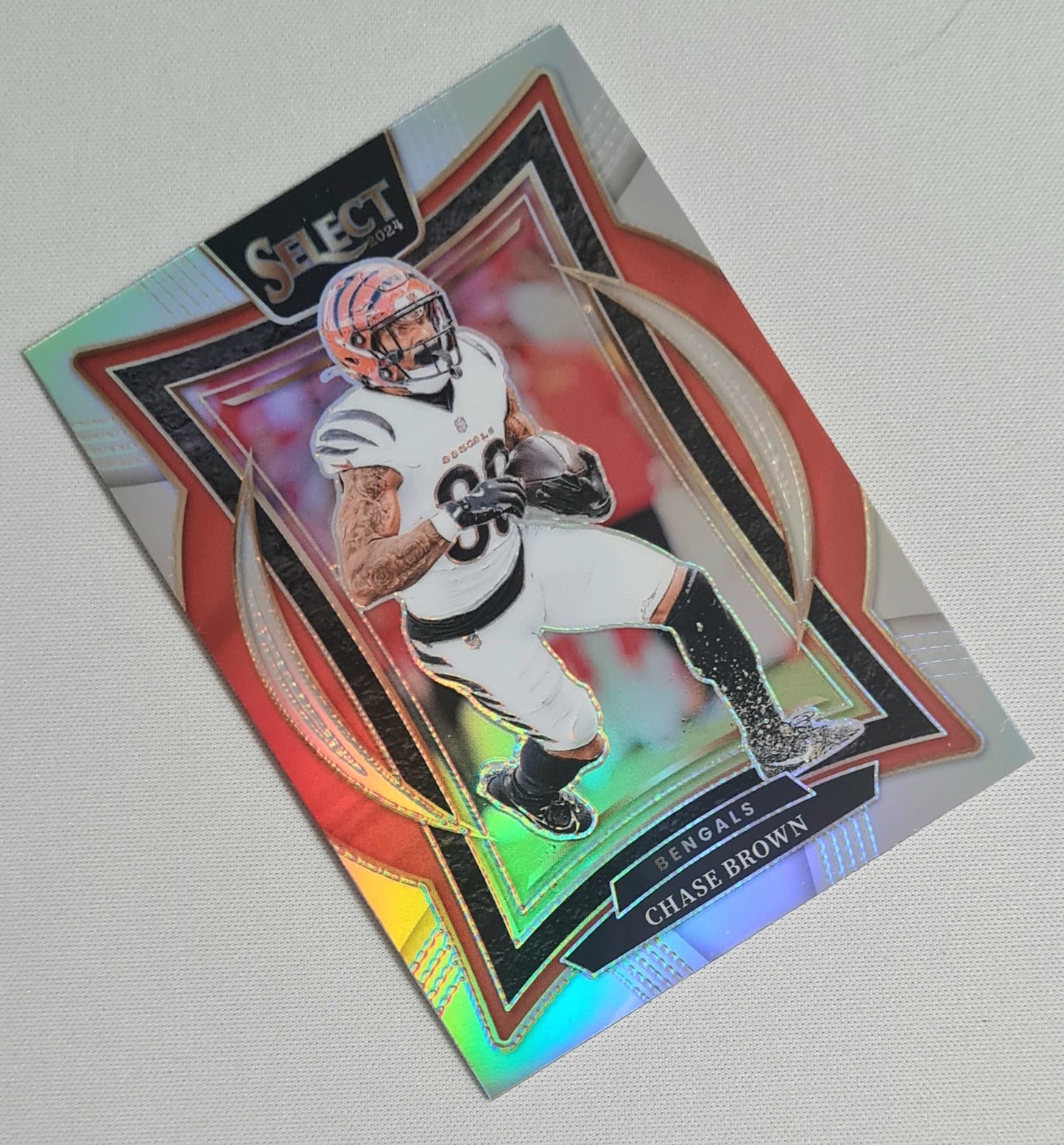Chase Brown - 2024 Panini Select Football NFL Prizm Bengals #18 Concourse
