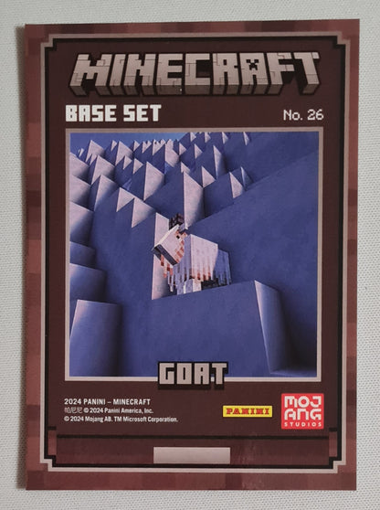 Minecraft Goat - 2024 Panini Minecraft Goat - MOJ-ANG - Base Set #26