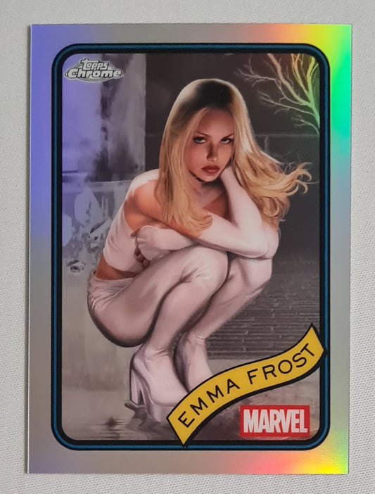 Emma Frost - 2025 Topps Chrome Marvel #147 Refractor