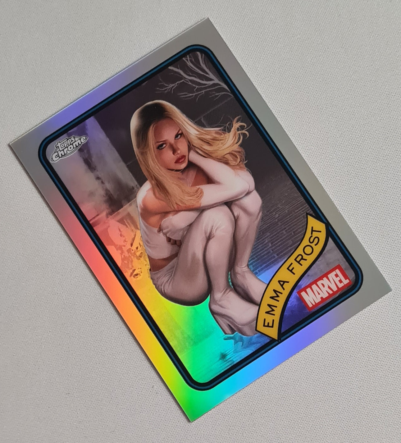Emma Frost - 2025 Topps Chrome Marvel #147 Refractor