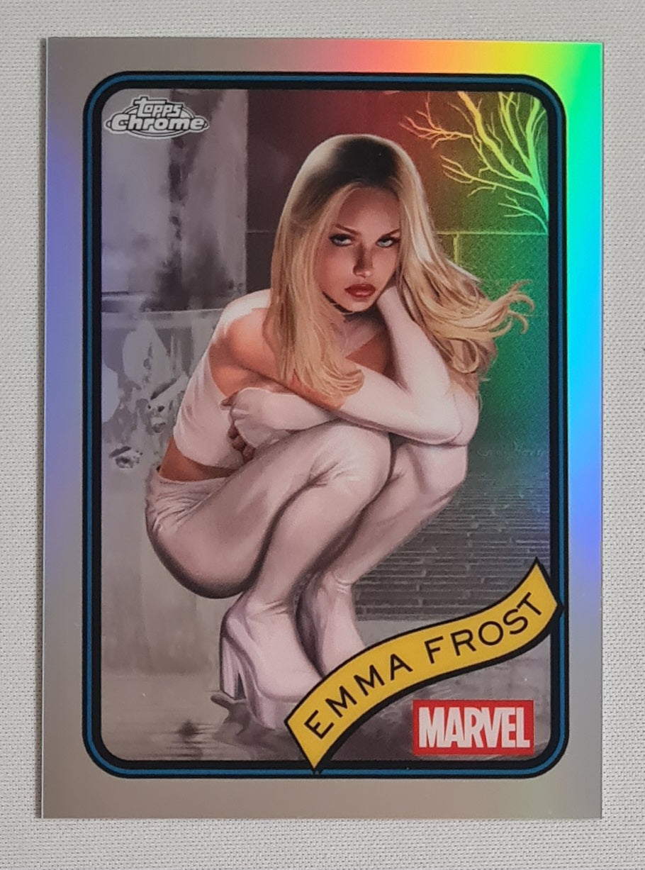 Emma Frost - 2025 Topps Chrome Marvel #147 Refractor