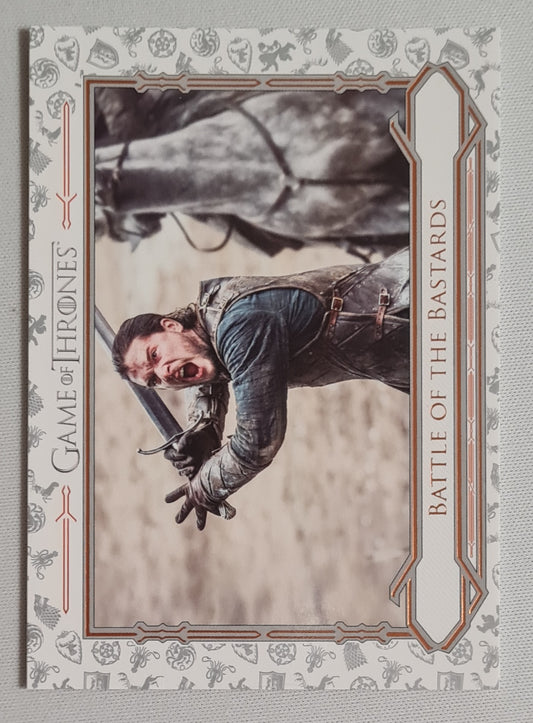 Game of Thrones - 2021 Iron Anniversary Battle of The Bastards - Battle Card B15 JON SNOW
