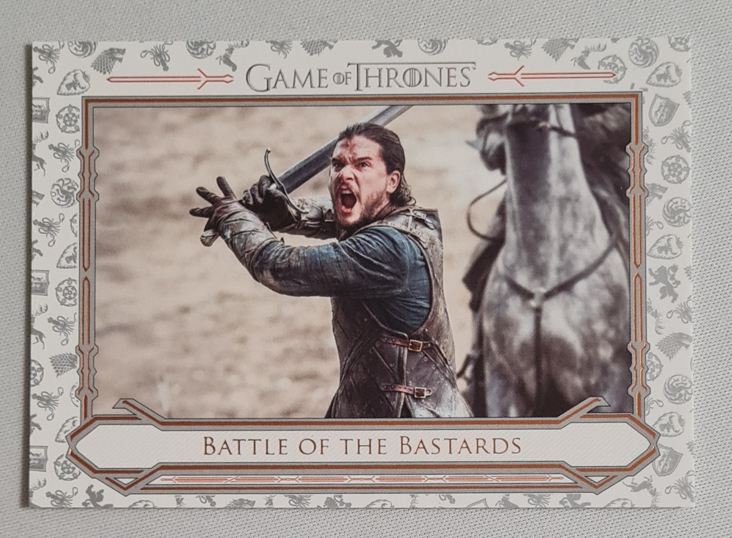 Game of Thrones - 2021 Iron Anniversary Battle of The Bastards - Battle Card B15 JON SNOW