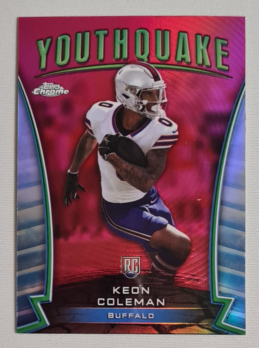Keon Coleman - 2024 Topps Chrome YouthQuake NFL Buffalo (RC) #Y-21