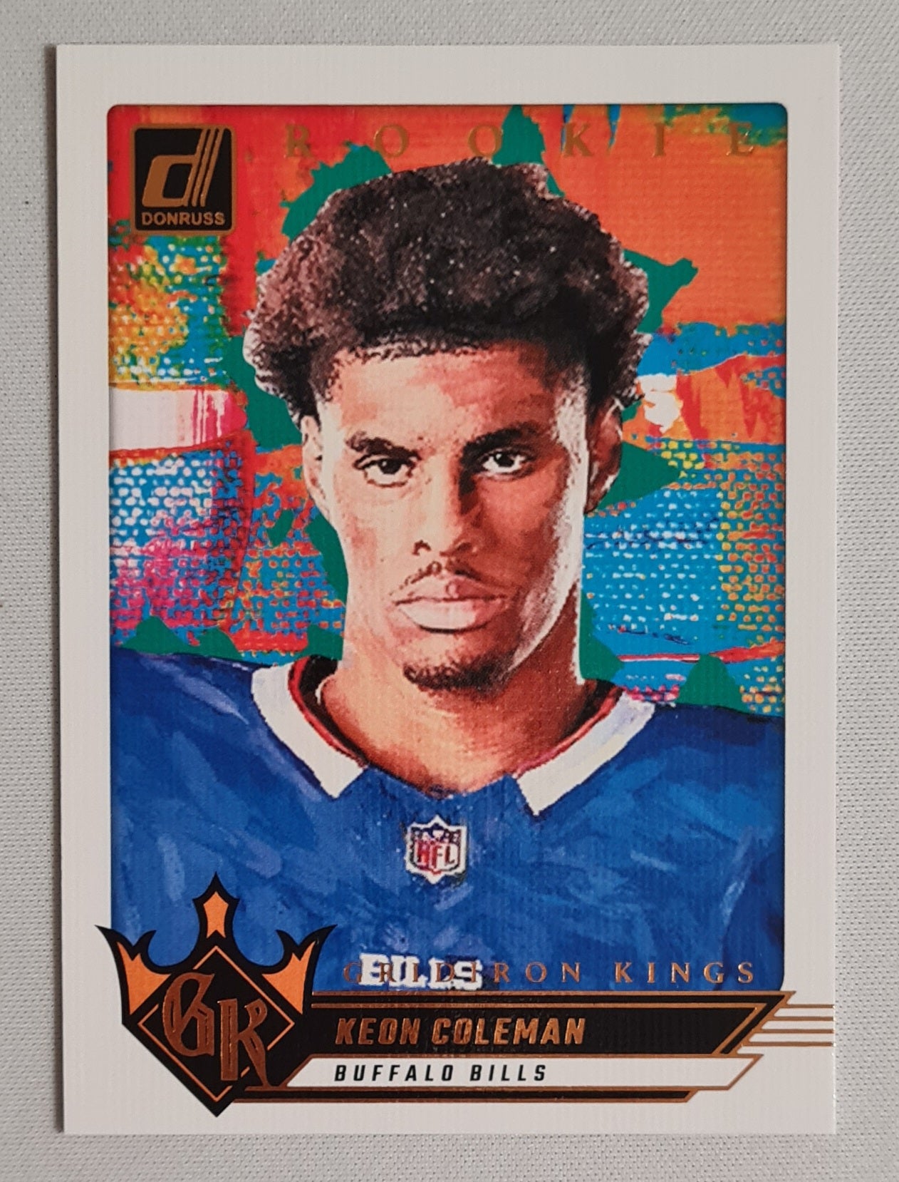 Keon Coleman - 2024 Panini Donruss Football NFL Bills - Gridiron Kings #13