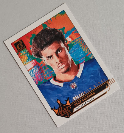 Keon Coleman - 2024 Panini Donruss Football NFL Bills - Gridiron Kings #13