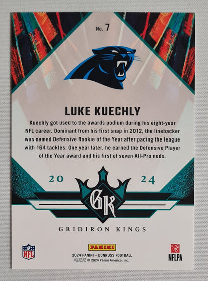 Luke Kuechly - 2024 Panini Donruss Football NFL Panthers - Gridiron Kings #7