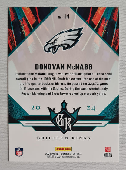 Donovan McNabb - 2024 Panini Donruss Football NFL Eagles - Gridiron Kings #14