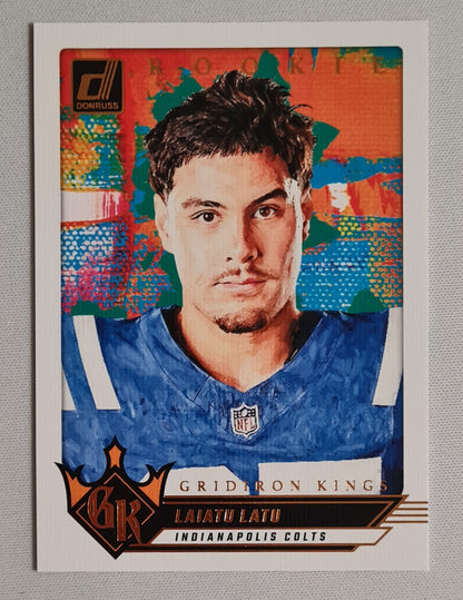 Laiatu Latu - 2024 Panini Donruss Football NFL Colts - Gridiron Kings #2