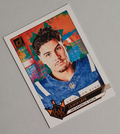 Laiatu Latu - 2024 Panini Donruss Football NFL Colts - Gridiron Kings #2