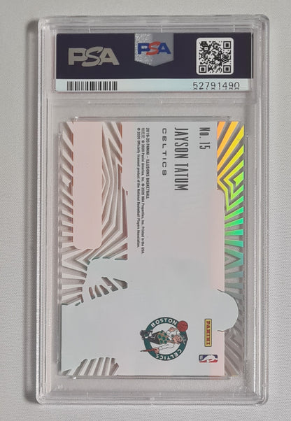 Jayson Tatum - 2019 Panini Illusions Shining Stars - Orange #15 PSA 10 GEM MINT