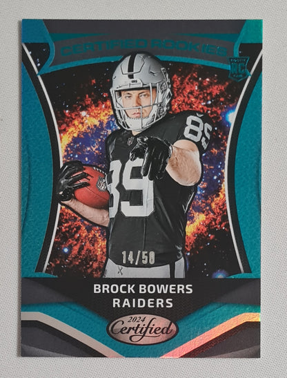 Brock Bowers - 2024 Panini Certified Football NFL Raiders Certified Rookies  #2 /50