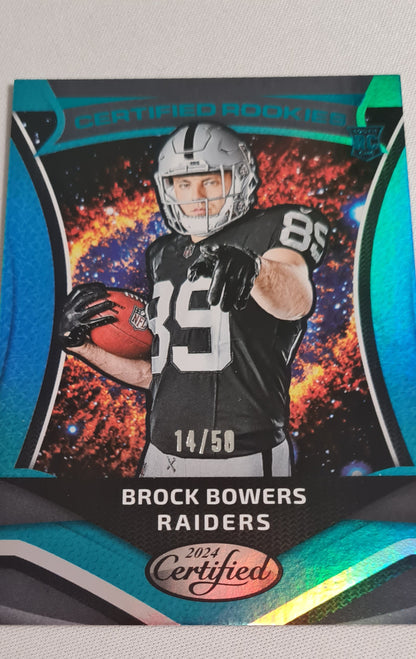 Brock Bowers - 2024 Panini Certified Football NFL Raiders Certified Rookies  #2 /50
