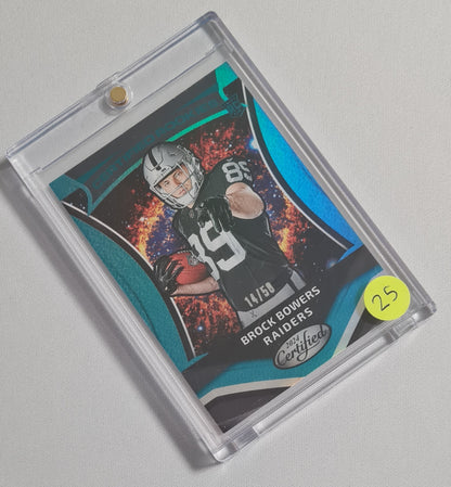Brock Bowers - 2024 Panini Certified Football NFL Raiders Certified Rookies  #2 /50