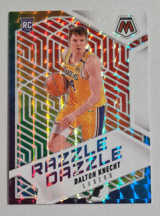 Dalton Knecht - 2024/25 Panini Mosaic Basketball NBA L.A. Lakers Prizm - Razzle Dazzle - (RC) #11