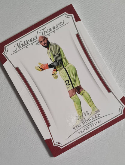 Tim Howard - 2018 Panini National Treasures Soccer National Team USA  #42 /50