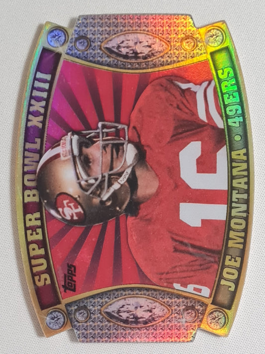 Joe Montana - 2011 Topps NFL San Francisco 49ers Super Bowl XXIII #SB-62 Die Cut - Refractor