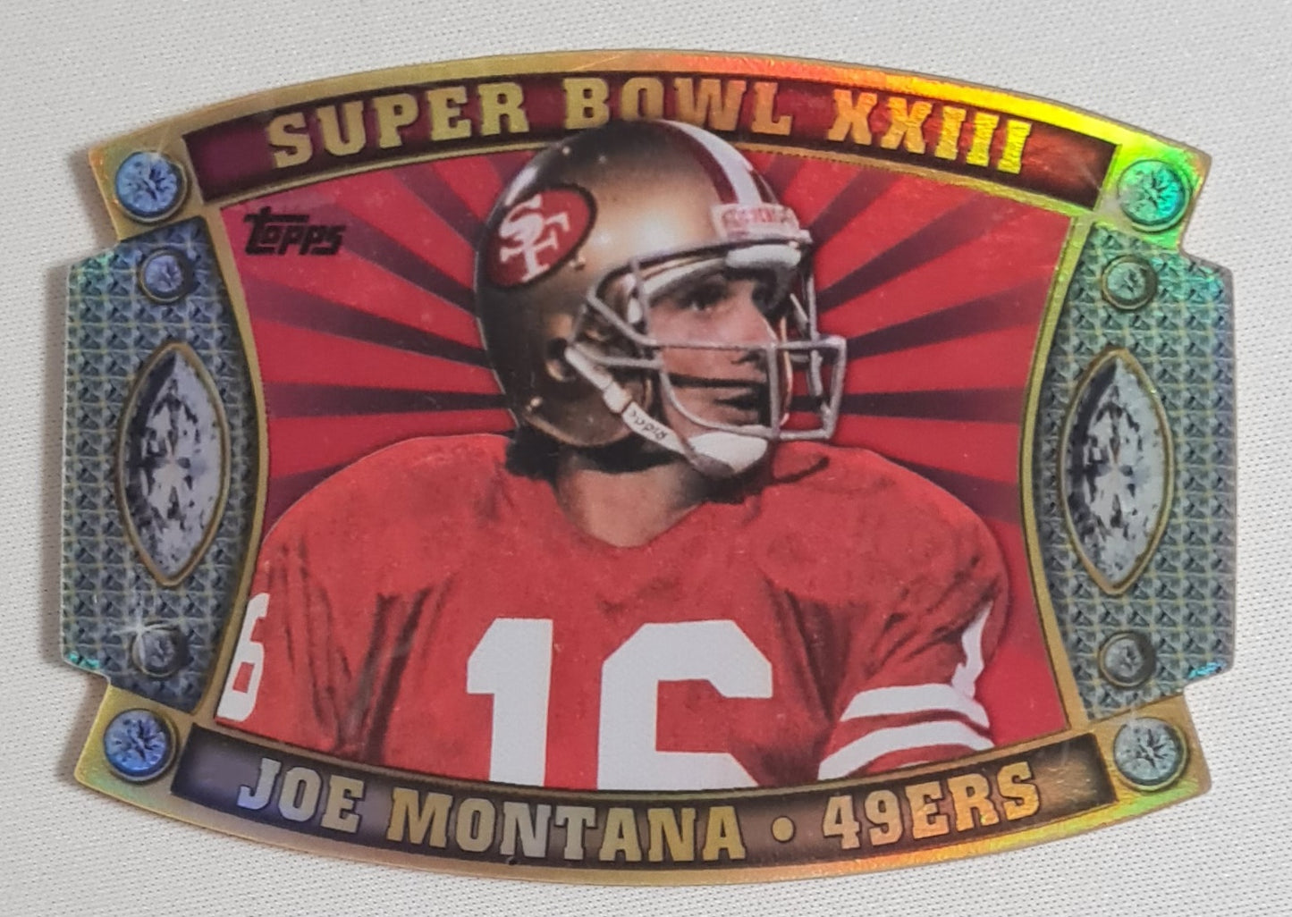 Joe Montana - 2011 Topps NFL San Francisco 49ers Super Bowl XXIII #SB-62 Die Cut - Refractor