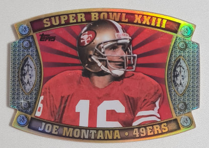 Joe Montana - 2011 Topps NFL San Francisco 49ers Super Bowl XXIII #SB-62 Die Cut - Refractor