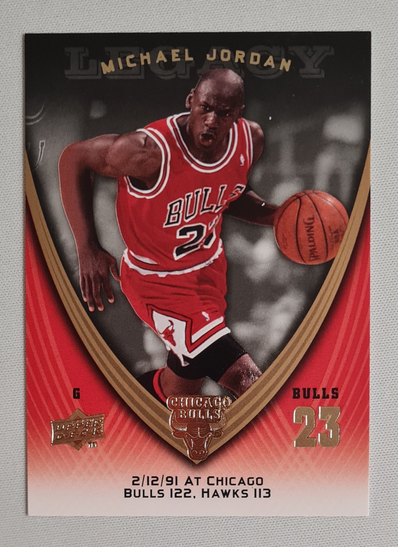 Michael Jordan - 2008/09 Upper Deck Michael Jordan Legacy NBA Chicago Bulls #474