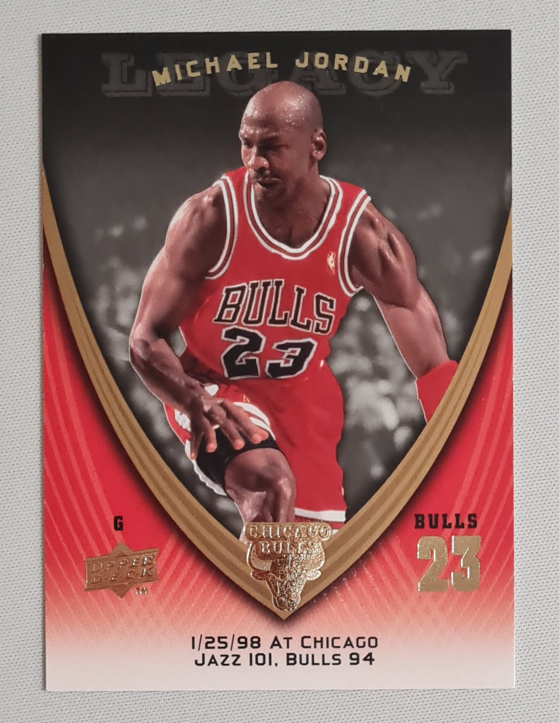 Michael Jordan - 2008/09 Upper Deck Michael Jordan Legacy NBA Chicago Bulls #891
