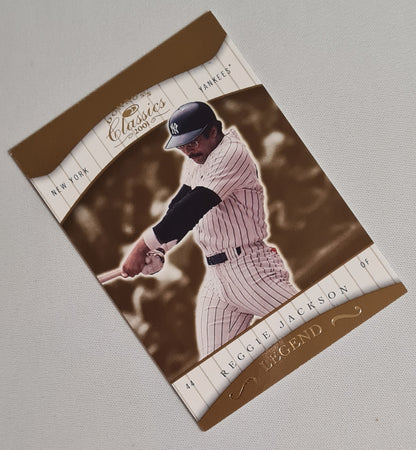 Reggie Jackson - 2001 Donruss Trading Card MLB Classics Legend NY Yankees #160 /1755