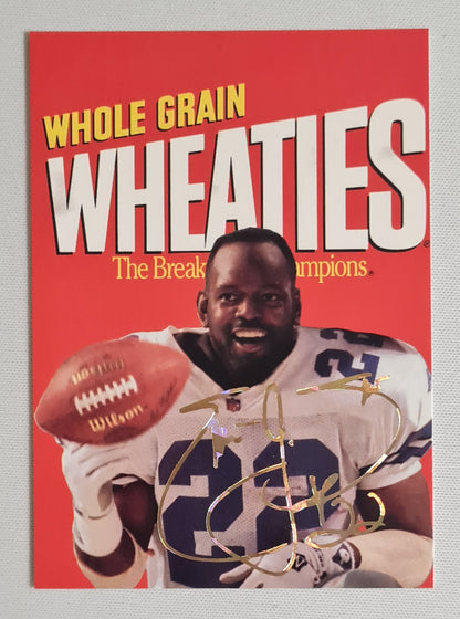 Emmitt Smith - 1994/95 Sports Stars USA Whole Grain - WHEATIES - NFL Football Star Dallas Cowboys