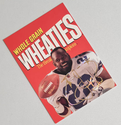 Emmitt Smith - 1994/95 Sports Stars USA Whole Grain - WHEATIES - NFL Football Star Dallas Cowboys