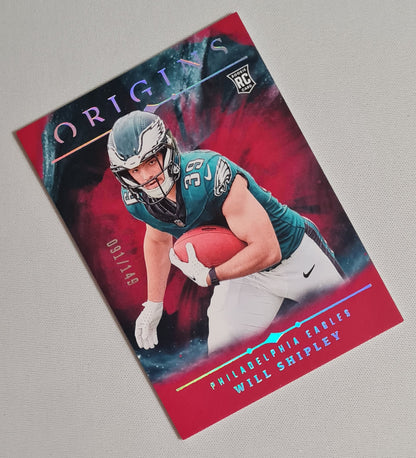 Will Shipley - 2024 Panini Origins Football NFL Eagles (RC) #126 Red /149