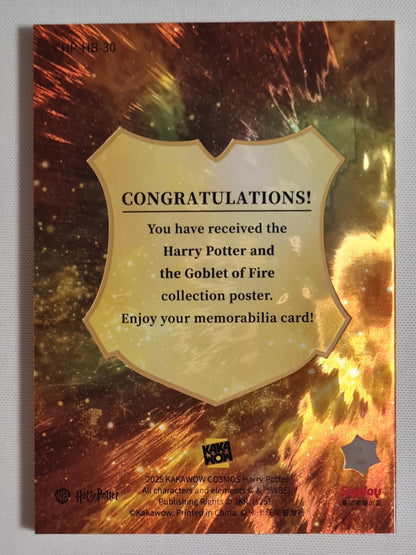 Harry Potter and  the Goblet of Fire - 2025 Kakawow Cosmos WB (booklet) Gold #CHP-HB-30
