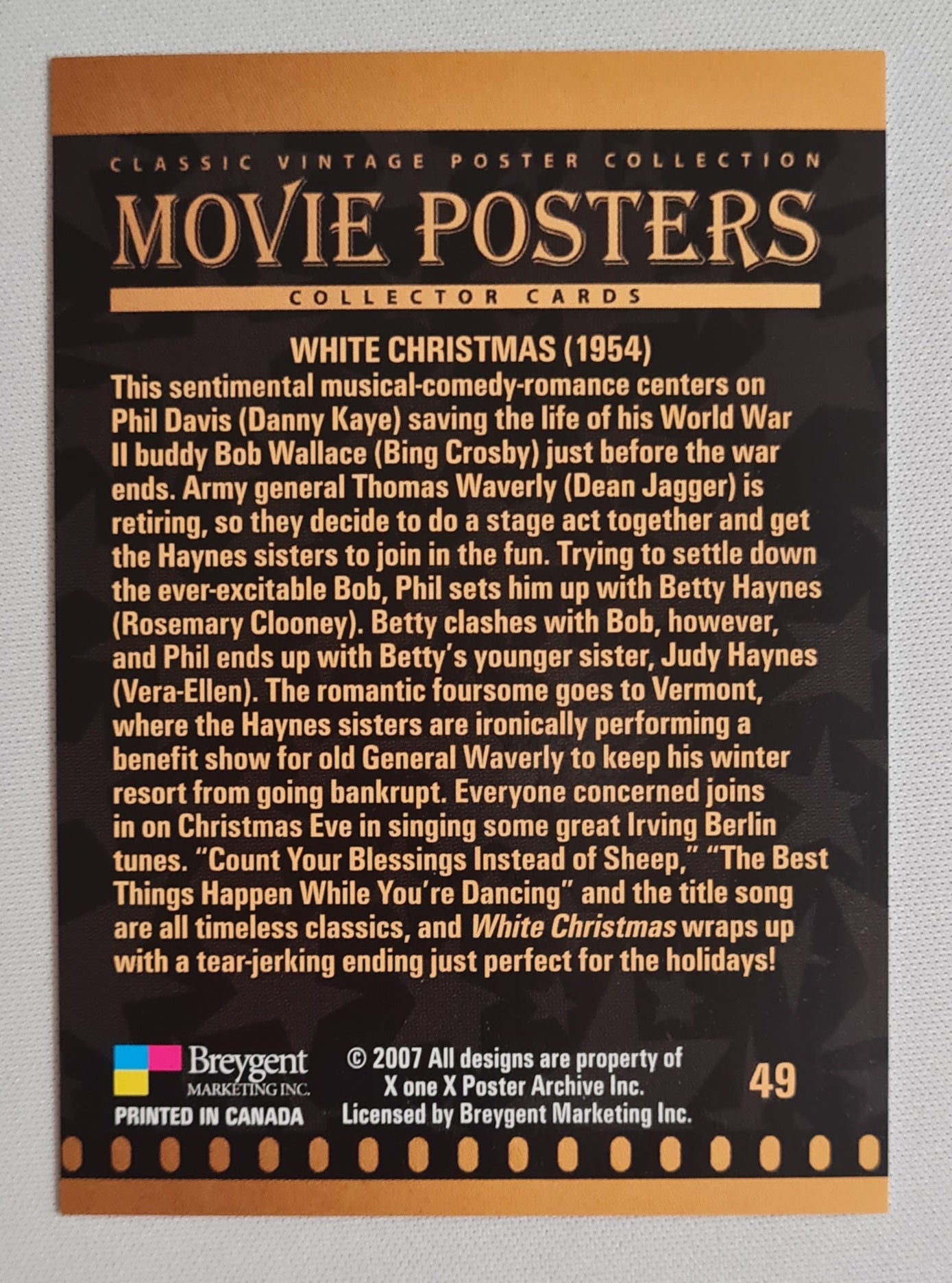 White Christmas - 2007 Movie Poster Collection White Christmas (1954) VistaVision #49