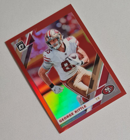 George Kittle - 2019 Panini Donruss Optic Football NFL 49ers San Francisco #86 Prizm /99