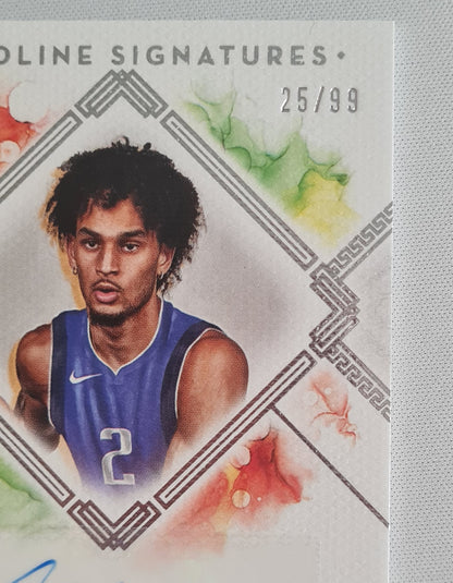 Dereck Lively II - 2024 Topps Headline Signatures (RC) NBA Basketball Dallas #HS-DL /99