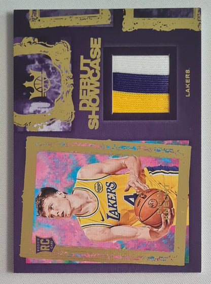 Dalton Knecht - 2024/25 Panini Court Kings (RC) Basketball NBA LA Lakers #DSM-DLK /3 color Patch