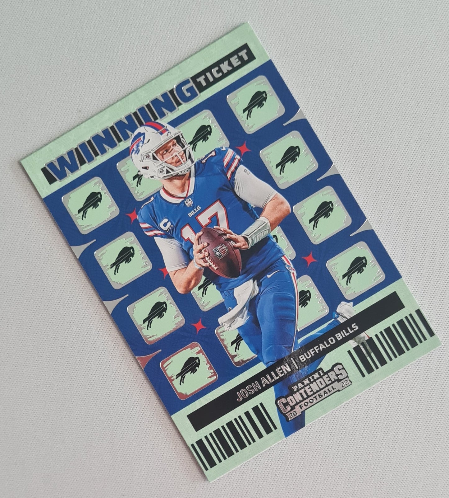Josh Allen - 2022 Panini Contenders Football Winning Ticket NFL Buffalo Bills #WT-JAL