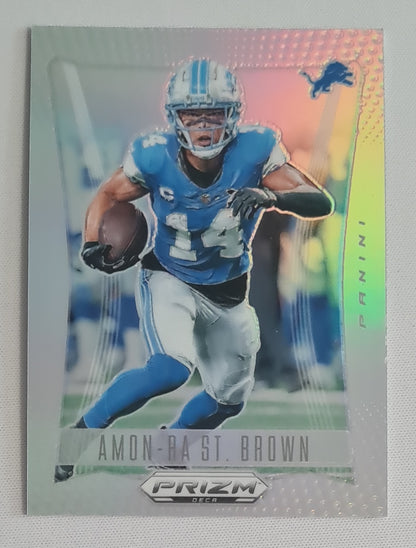 Amon-Ra St. Brown - 2024 Panini Prizm Deca Football NFL Deroit Lions #97 Refractor