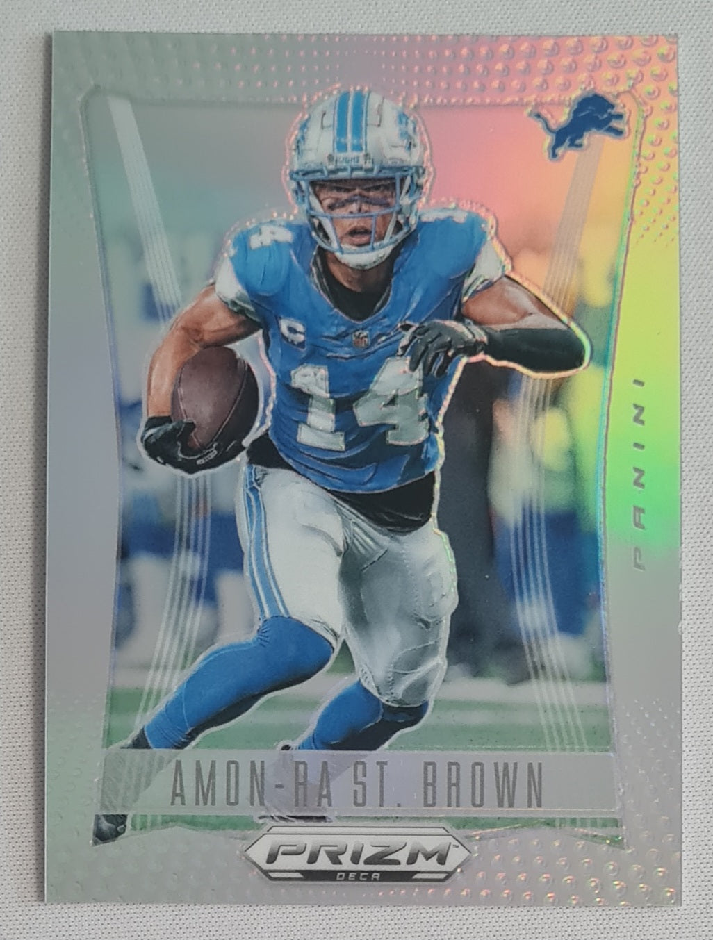 Amon-Ra St. Brown - 2024 Panini Prizm Deca Football NFL Deroit Lions #97 Refractor