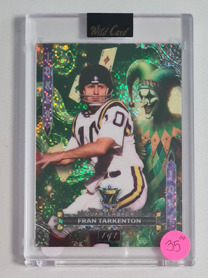 Fran Tarkenton - 2024 Wild Card 1 of 1 (7 card Studs) #7JW-FT