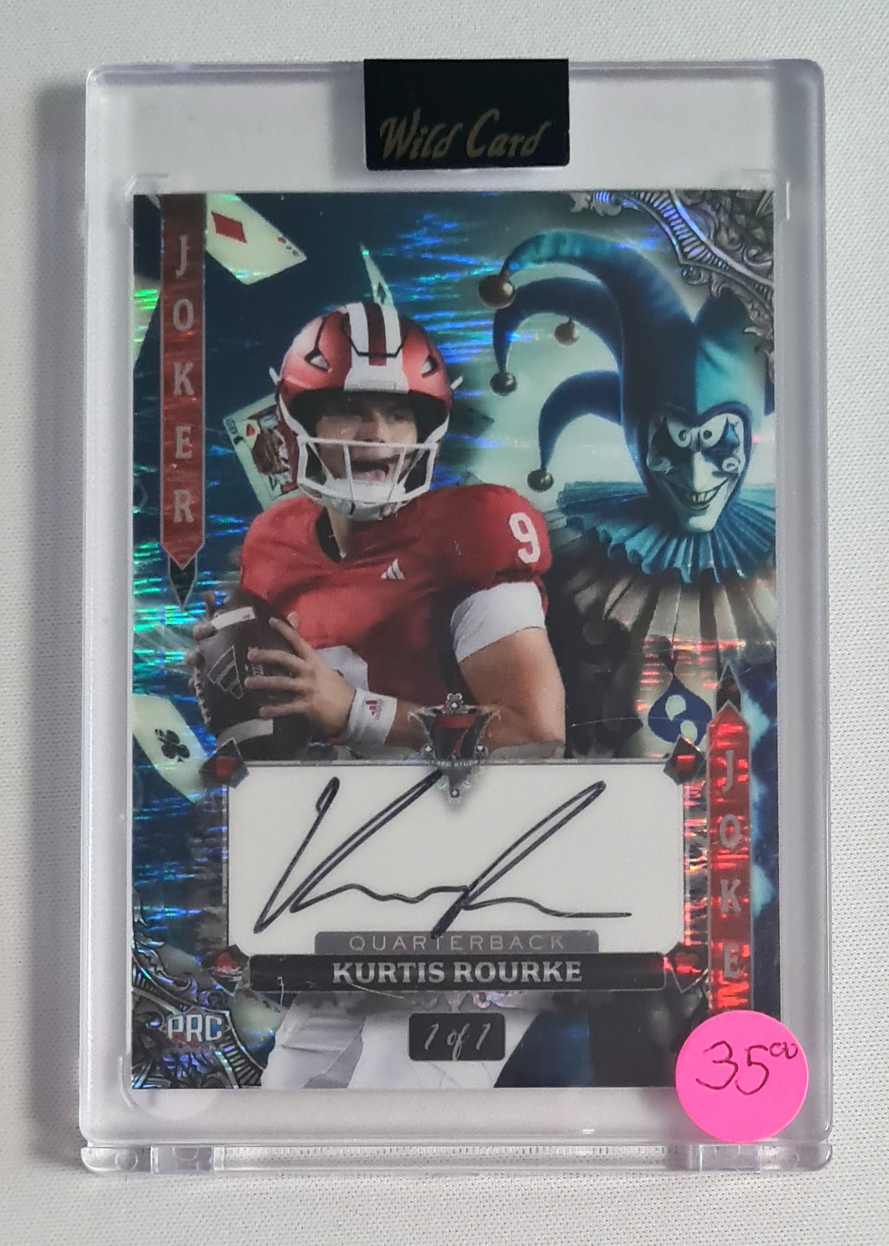Kurtis Rourke - 2024 Wild Card 1 of 1 (7 card Studs) #7JW-KR