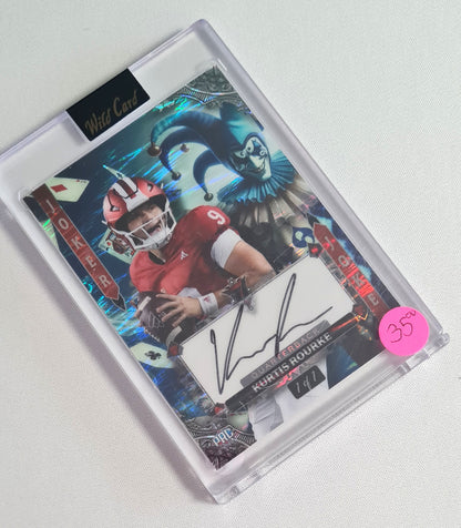 Kurtis Rourke - 2024 Wild Card 1 of 1 (7 card Studs) #7JW-KR