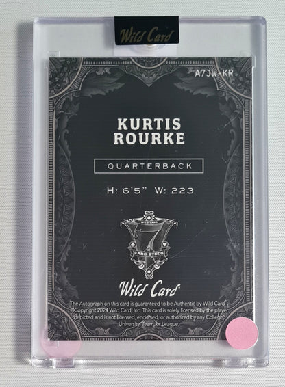 Kurtis Rourke - 2024 Wild Card 1 of 1 (7 card Studs) #7JW-KR